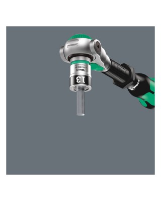 wera - Zyklop 3/8" Socket With Holding Function - Metric 9.0 - Wera