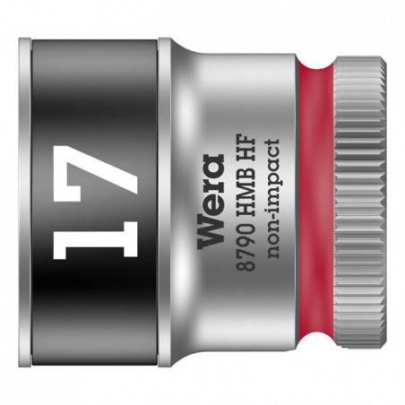 wera - Zyklop 3/8" Socket With Holding Function - Metric 17.0 - Wera
