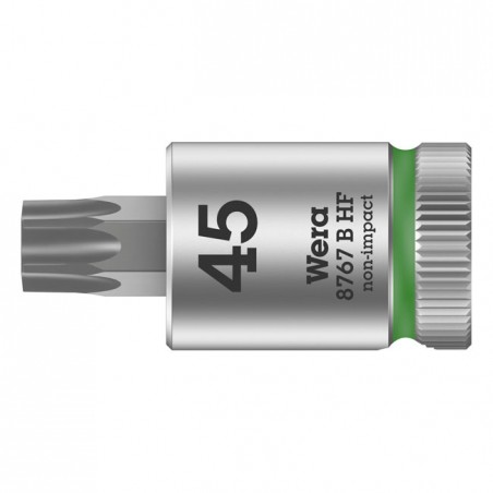 wera - Zyklop 3/8" Torx Socket Bit Tx45 With Holding Function - Wera
