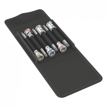 wera - Torx Socket Bit Set 3/8" With Holding Function - Wera