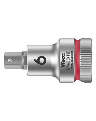 wera - Zyklop 3/8" Hex Socket Bit With Holding Function Metric - Wera