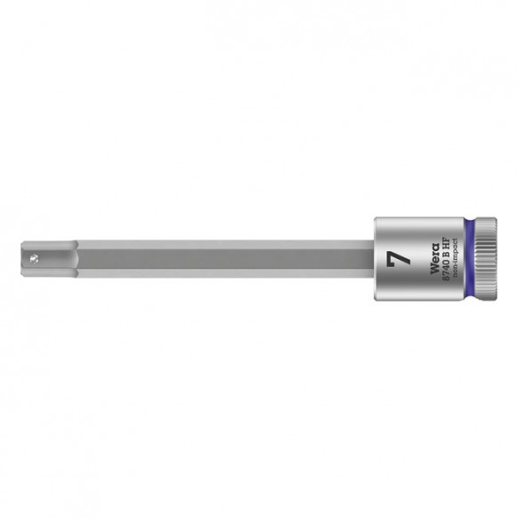 wera - Zyklop 3/8" Hex Socket Bit With Holding Function Metric - Wera
