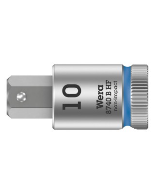 wera - Zyklop 3/8" Hex Socket Bit With Holding Function Metric - Wera
