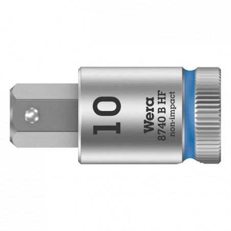 wera - Zyklop 3/8" Hex Socket Bit With Holding Function Metric - Wera