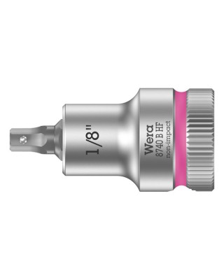 wera - Zyklop 3/8" Hex Socket Bit W/ Holding Function Us Sizes - Wera