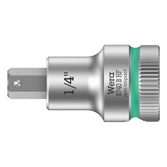 wera - Zyklop 3/8" Hex Socket Bit W/ Holding Function Us Sizes - Wera