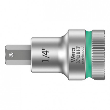 wera - Zyklop 3/8" Hex Socket Bit W/ Holding Function Us Sizes - Wera