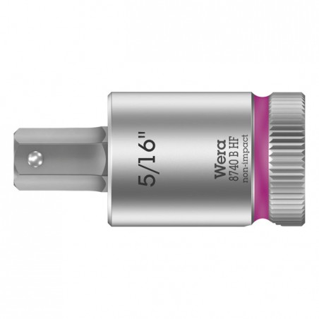 wera - Zyklop 3/8" Hex Socket Bit W/ Holding Function Us Sizes - Wera