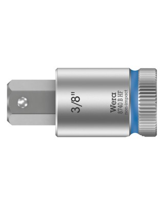 wera - Zyklop 3/8" Hex Socket Bit W/ Holding Function Us Sizes - Wera
