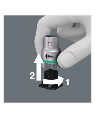 wera - Socket Belt With 3/8" Drive Hex Sockets - Metric - Wera