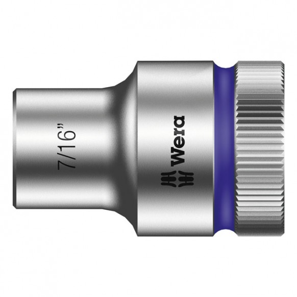 wera - Zyklop 1/2" Socket - Us Sizes 7/16" - Wera