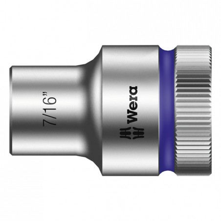 wera - Zyklop 1/2" Socket - Us Sizes 7/16" - Wera