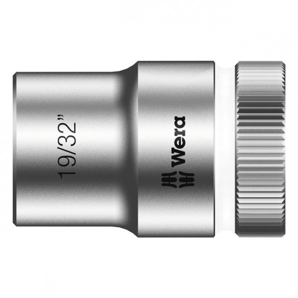 wera - Zyklop 1/2" Socket - Us Sizes 19/32" - Wera
