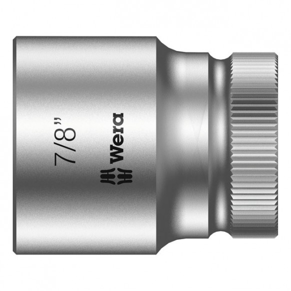 wera - Zyklop 1/2" Socket - Us Sizes 7/8" - Wera