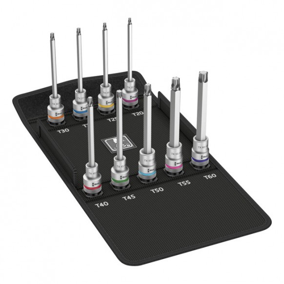 wera - Zyklop 1/2" Drive Extended Torx Socket Bit Set - Wera