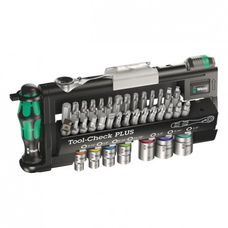 wera - Tool-Check Plus Imperial 1/4" Drive - Us Sizes - Wera