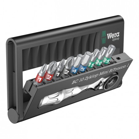 wera - Bit-Check 10 Pcs - Zyklop Mini Bitorison 1 - Wera