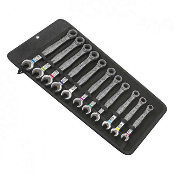 Wera, ratcheting wrench set Joker open/ box end - Metric 8-19mm bolts and nuts