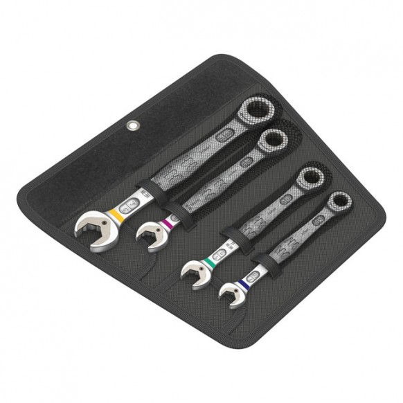 wera - Ratcheting Wrench Set Joker Open/ Box End - Us Sizes - Wera