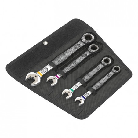 wera - Ratcheting Wrench Set Joker Open/ Box End - Us Sizes - Wera
