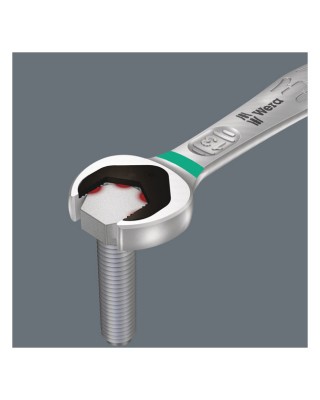 wera - Ratcheting Wrench Set Joker Open/ Box End - Us Sizes - Wera