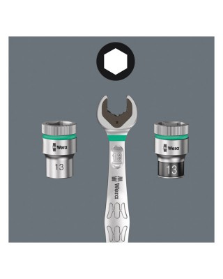 wera - Ratcheting Wrench Set Joker Open/ Box End - Us Sizes - Wera