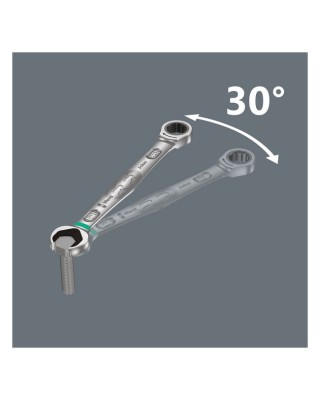 wera - Ratcheting Wrench Joker Switch Open/Box End - Metric 18 - Wera