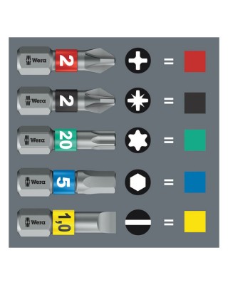 wera - 1/4" Bit For Torx Screws Impaktor Tx20 - Wera