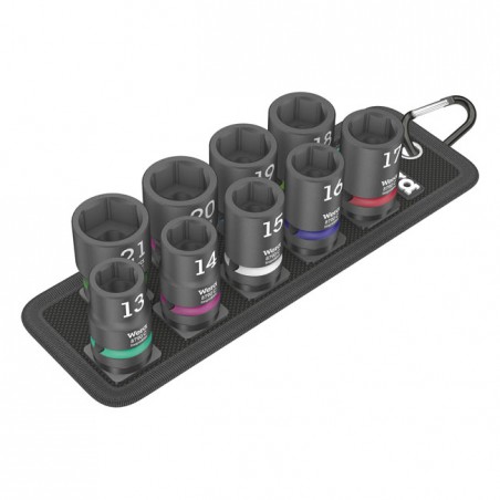 wera - Impaktor 1/2" Hex Socket Set - Metric - Wera