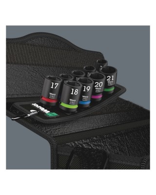 wera - Impaktor 1/2" Hex Socket Set - Metric - Wera