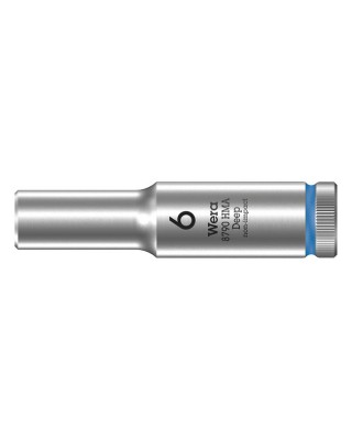 wera - Deep Socket Size 6Mm - Wera