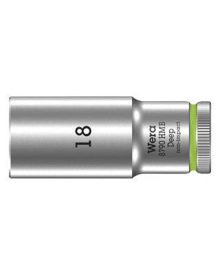 wera - Deep Socket Size 18Mm - Wera