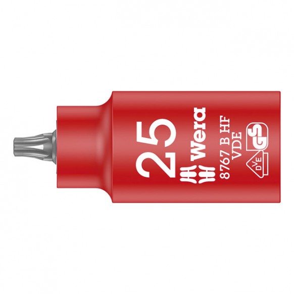 wera - Hf Torx Bit Socket - Insulated - Size Tx25 - Wera