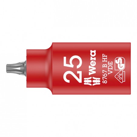 wera - Hf Torx Bit Socket - Insulated - Size Tx25 - Wera