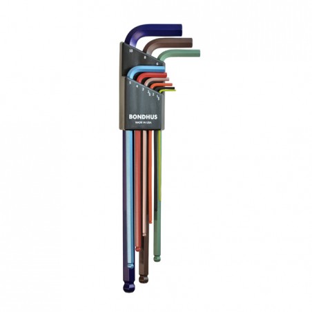 bondhus - Colorguard™ Allen Head/Ball-End L-Wrench Set Metric - BONDHUS