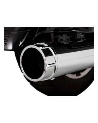 Vance & Hines, Torquer 450 slip-on mufflers. Chrome 17-21 Touring