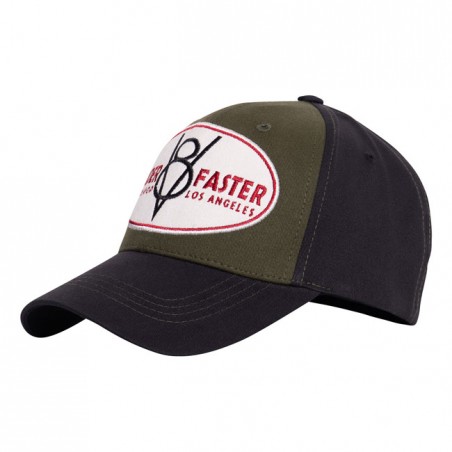 king kerosin - King Kerosin baseball cap flex Louder & Faster green/black - KING KEROSIN