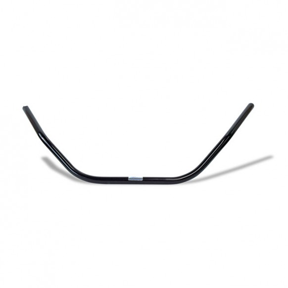 fehling - Guidon Dirty Bar - 3.5" de hauteur - 1" de diamètre - Pré-percé - Cran pour tirage électronique - Noir - FEHLING 