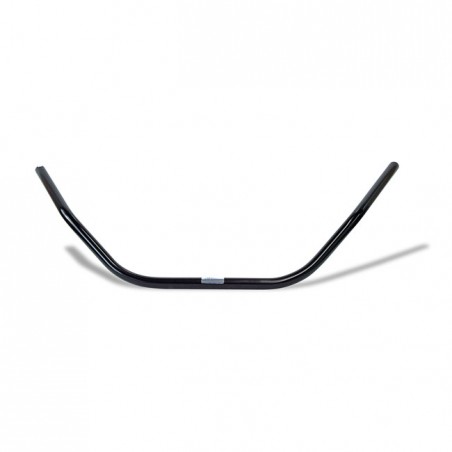 fehling - Guidon Dirty Bar - 3.5" de hauteur - 1" de diamètre - Pré-percé - Cran pour tirage électronique - Noir - FEHLING 