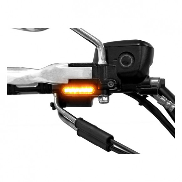 zieger - Clignotants à LED Below Bar 1 - Harley-Davidson Touring de 2009 à 2016 & V-Rod de 2009 à 2017 avec embrayage hydrau