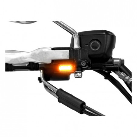 zieger - Clignotants à LED Below Bar 2 - Harley-Davidson Touring de 2009 à 2016 & V-Rod de 2009 à 2017 avec embrayage hydrau