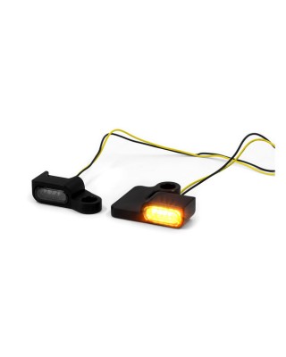 zieger - Clignotants à LED Below Bar 2 - Harley-Davidson Touring de 2009 à 2016 & V-Rod de 2009 à 2017 avec embrayage hydrau