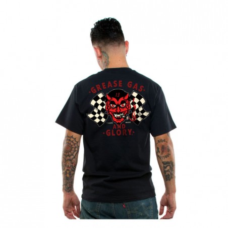 Lucky 13 Greasy Devil T-shirt black