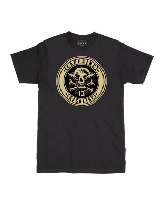 Lucky 13 Caffeine & Gasoline T-shirt black