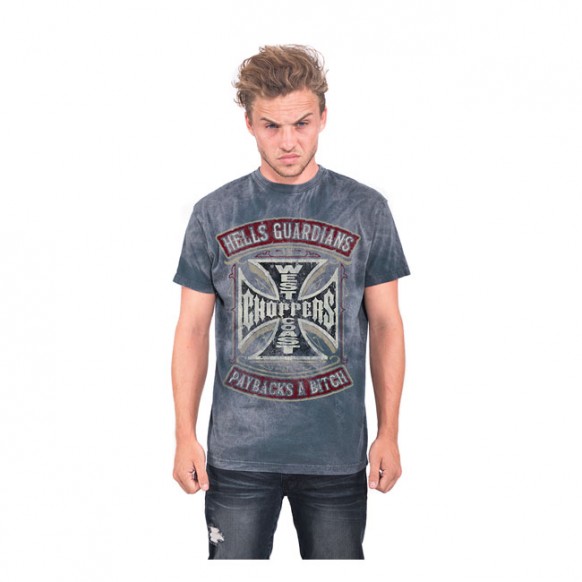 WCC Hells Guardians vintage T-shirt blue
