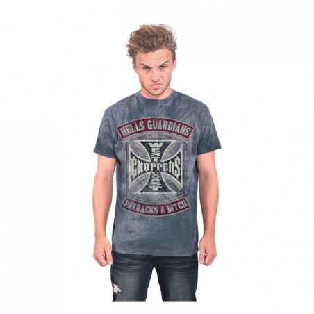 WCC Hells Guardians vintage T-shirt blue